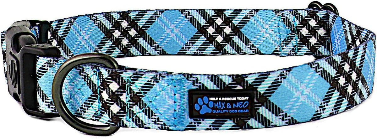 NEO Nylon Buckle Reflective Dog Collar - Medium, Pink