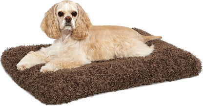 Small Quiettime Deluxe Coco Chic Pet Bed, Ultra-Soft & Overstuffed, Machine Washable, Fits 24-Inch Crate