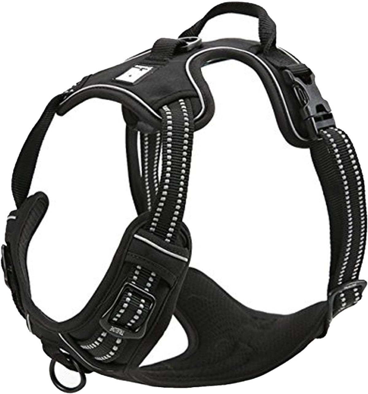 Adjustable No-Pull Dog Harness Reflective Pup Vest Harnesses Comfortable Control Brilliant Colors Truelove Tlh5651(Royal Blue,M)