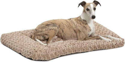 Small Quiettime Deluxe Coco Chic Pet Bed, Ultra-Soft & Overstuffed, Machine Washable, Fits 24-Inch Crate
