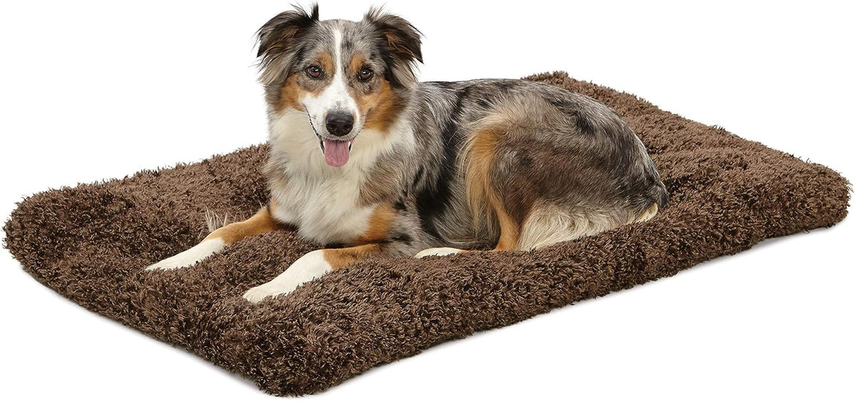 Small Quiettime Deluxe Coco Chic Pet Bed, Ultra-Soft & Overstuffed, Machine Washable, Fits 24-Inch Crate