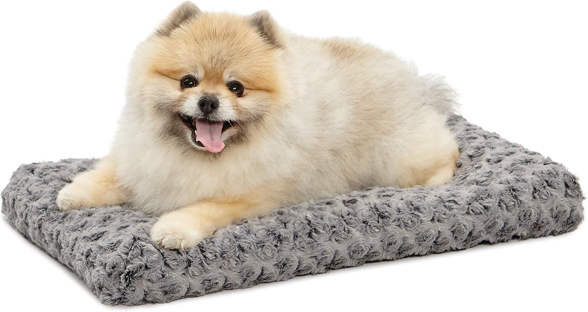 Small Quiettime Deluxe Coco Chic Pet Bed, Ultra-Soft & Overstuffed, Machine Washable, Fits 24-Inch Crate