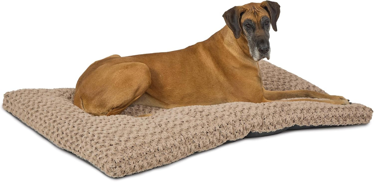 Small Quiettime Deluxe Coco Chic Pet Bed, Ultra-Soft & Overstuffed, Machine Washable, Fits 24-Inch Crate