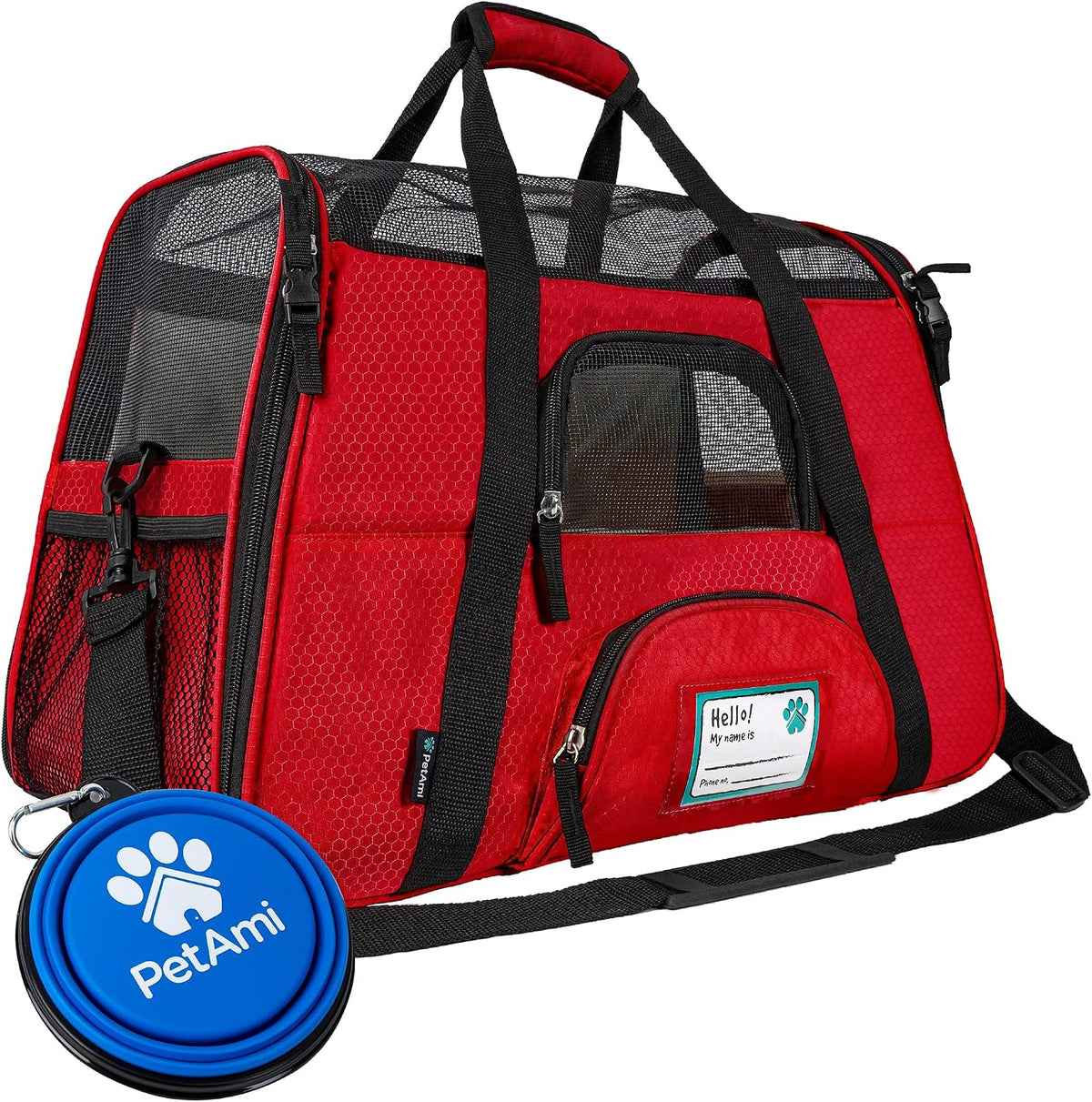 Airline Approved Pet Carrier Cats & Small Dogs, Large Heather Purple