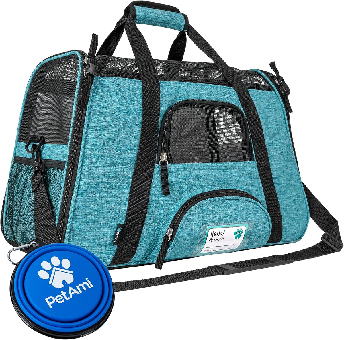 Airline Approved Pet Carrier Cats & Small Dogs, Large Heather Purple