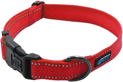NEO Nylon Buckle Reflective Dog Collar - Medium, Pink